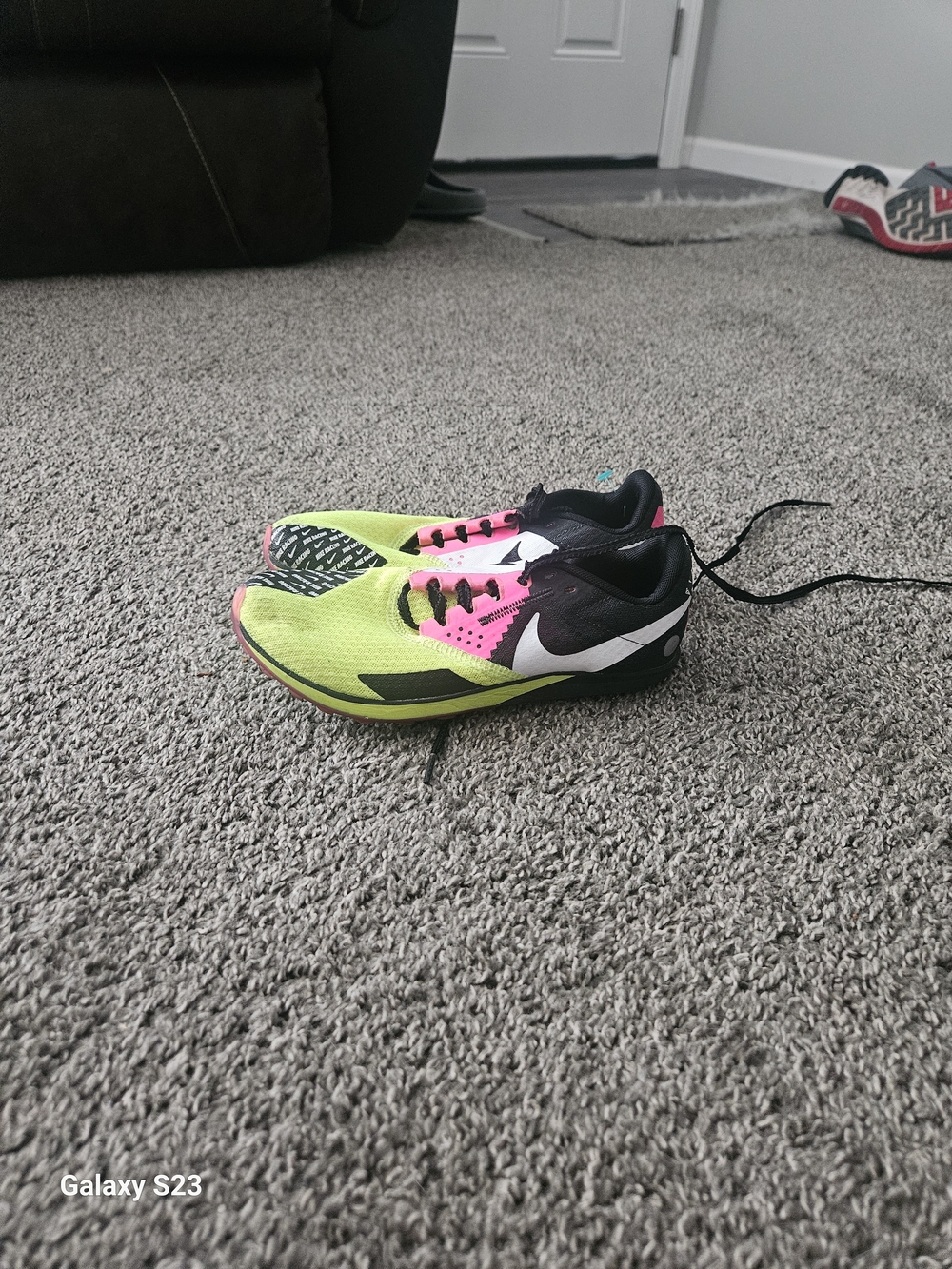 Nike ZoomX Dragonfly XC Cross Country Racing Spikes Volt  Women 5.5 Men 4